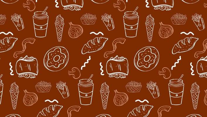 Fast Food Background Vector Art, Icons, and Graphics for Free Download