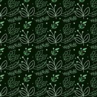 Beautiful romantic flower collection Seamless floral pattern background Vector Pattern Bright color Pattern suitable for posters, postcards, fabric or wrapping paper