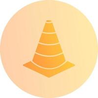 Unique Cone Vector Icon