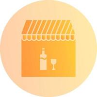 Unique Cafe and Bar Vector Icon