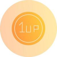 Unique 1UP Vector Icon