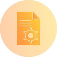 Unique Content Management Vector Icon