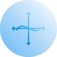 Unique Graph Vector Icon