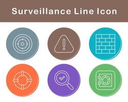 Surveillance Vector Icon Set