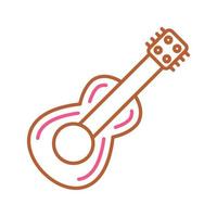 icono de vector de guitarra