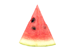 Watermelon slice isolated on a transparent background png
