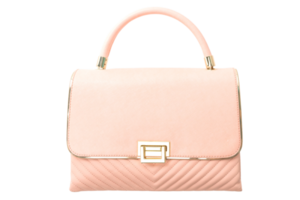 Pink purse isolated on a transparent background png