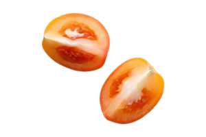 tomate rebanadas aislado en un transparente antecedentes png