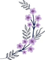 beautiful watercolor flower arrangement png