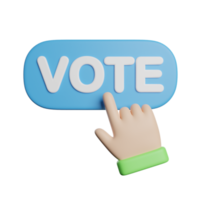 votar botón elección png