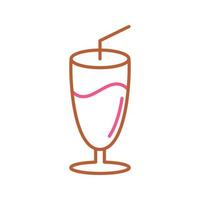 Milkshake Vector Icon