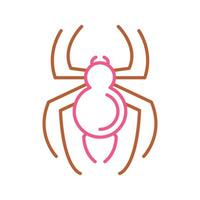 icono de vector de araña