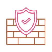 FireWall Vector Icon