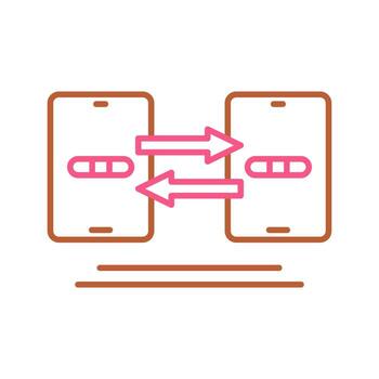 Data Synchronization Vector Icon