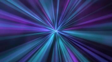 Interstellar hyperspace motion background. Flying at warp speed through glowing neon star light beams and multicolored gas clouds. Full HD and looping hyperdrive background animation. Blue and Pink. video