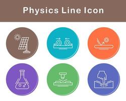 Physics Vector Icon Set