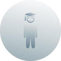 Unique Student Standing Vector Icon