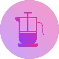 French Press Vector Icon