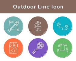 Outdoor Vector Icon Set