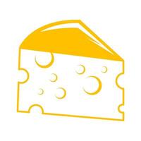 queso icono logo diseño vector