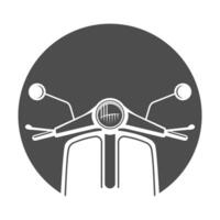 scooter icono logo diseño vector