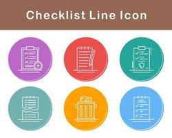 Checklist Vector Icon Set