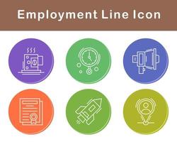 Employment Vector Icon Set