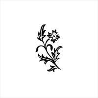 Hand drawn creative flowers. One line doodle vector. White background. wedding invitations vector