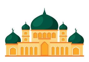 mezquita icono dibujos animados vector ilustración para islámico elemento decoración