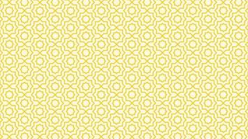 Abstract islamic pattern background for yellow ramadan and eid banner vector