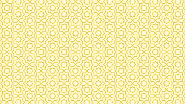 Abstract islamic pattern background for yellow ramadan and eid banner vector
