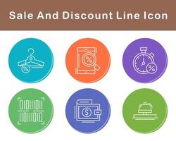 Sale And Discount Vector Icon Set