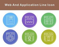 Web And Application Vector Icon Set