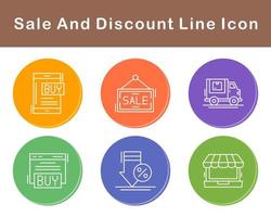 Sale And Discount Vector Icon Set