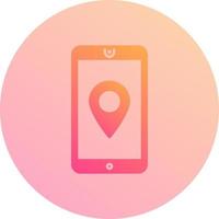 Unique GPS Service Vector Icon
