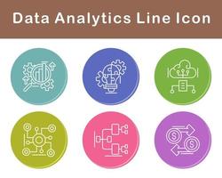 Data Analytics Vector Icon Set