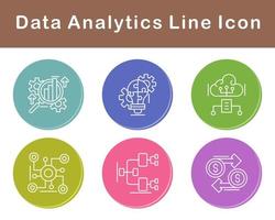 Data Analytics Vector Icon Set