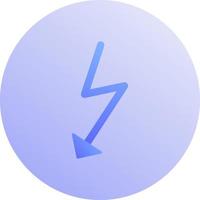 icono de vector de flash único