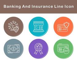 Banking And Protection Vector Icon Set