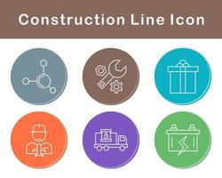 conjunto de iconos de vector de construcción