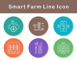 Smart Farm Vector Icon Set