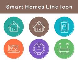 Smart Homes Vector Icon Set