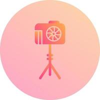 Unique Camera Stand Vector Icon