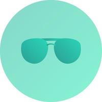 icono de vector de gafas únicas