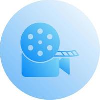 Unique Video Reel Vector Icon