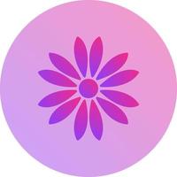 Unique Flower Vector Icon