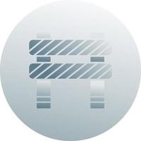 Unique Barrier Vector Icon