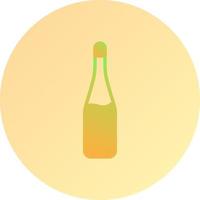 Champagne Bottle Vector Icon