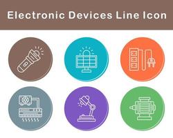 electrónico dispositivos vector icono conjunto