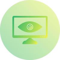 Unique Web Visibility Vector Icon